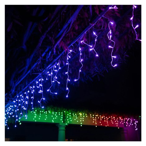 Twinkly Icicle Smart LED Lights 190 RGB (Multicolor), 5m, Transparent wire Twinkly | Icicle Smart LED Lights 190, 5m, Transparen - 6